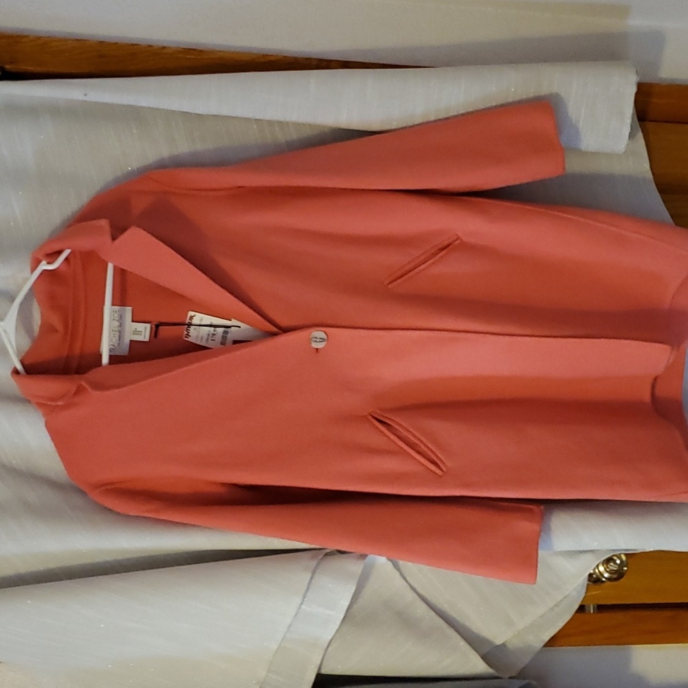 Rachel Zoe coral jacket